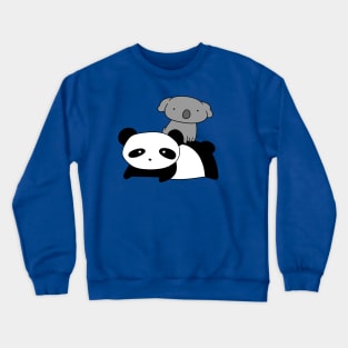 Panda and Little Koala Crewneck Sweatshirt